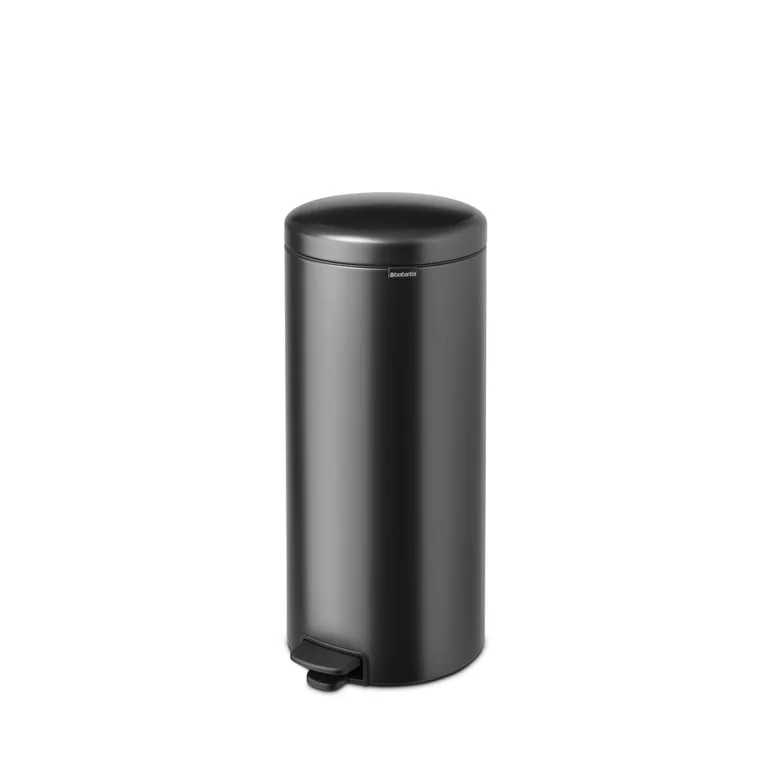 Coș de gunoi cu pedală Brabantia NewIcon 30L, Confident Grey