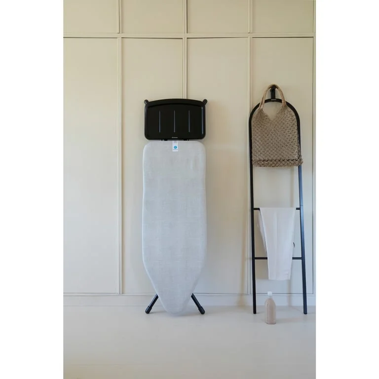 Masă de călcat Brabantia C 124x45cm cu suport pentru generator de abur, Denim Grey