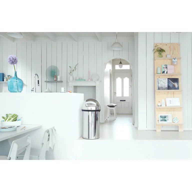 Coș de gunoi Brabantia Push 60L, Brilliant Steel
