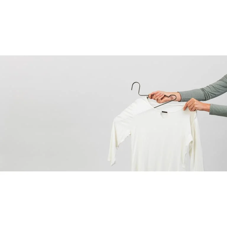 Umerașe pentru haine Brabantia Linn Black, aluminiu, 4 bucăți