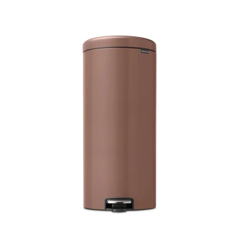 Coș de gunoi cu pedală Brabantia NewIcon 30L, Satin Taupe