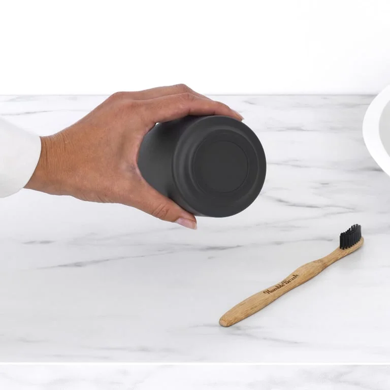 Suport pentru periuțe și pastă de dinți Brabantia MindSet Mineral Infinite Grey