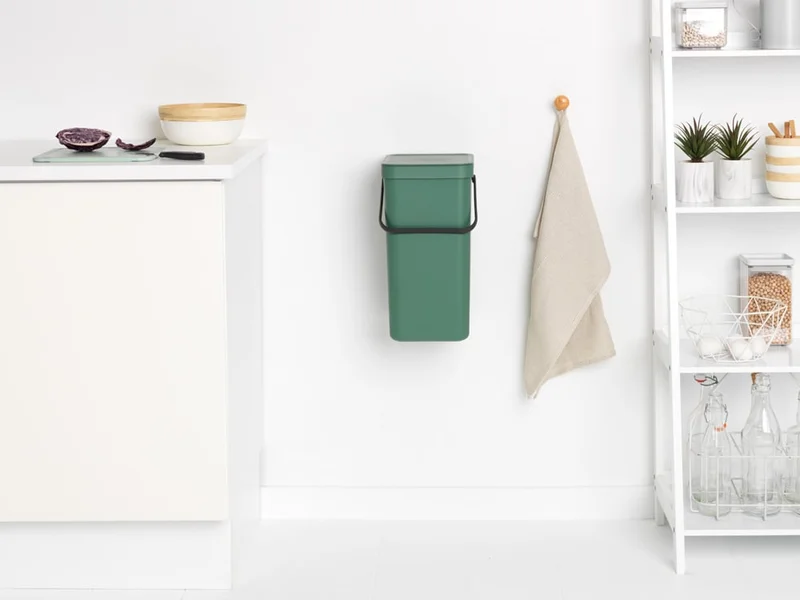 Coș de colectare selectivă Brabantia Sort&Go 16L, Fir Green