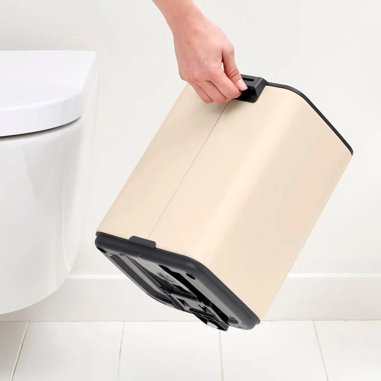 Coș de gunoi Brabantia Bo Pedal 7L, Soft Beige