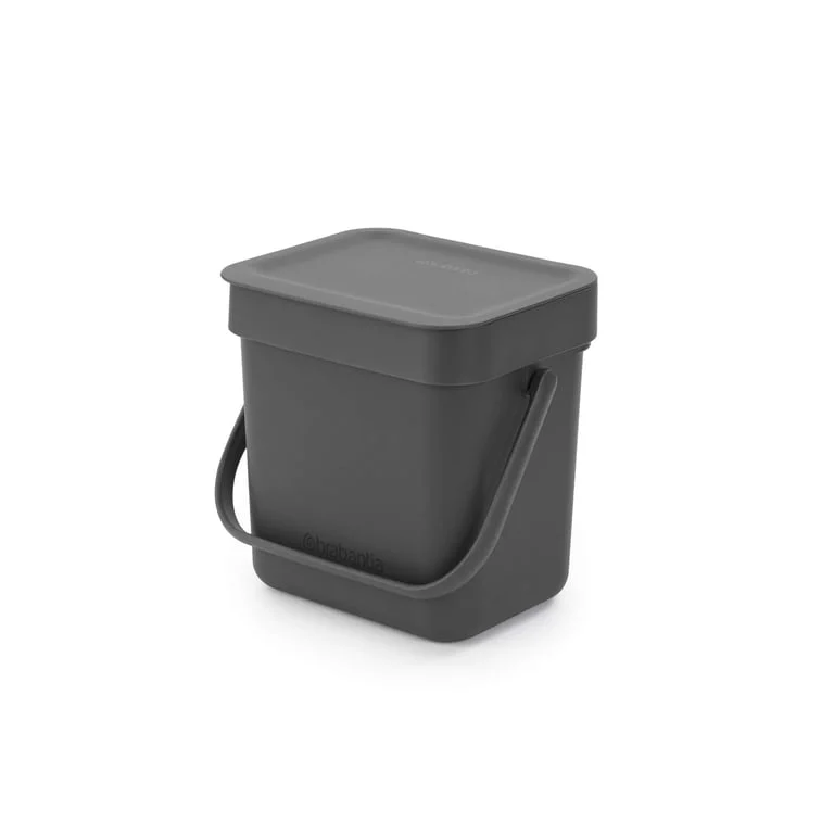 Coș de colectare separată Brabantia Sort&Go 3L, Grey