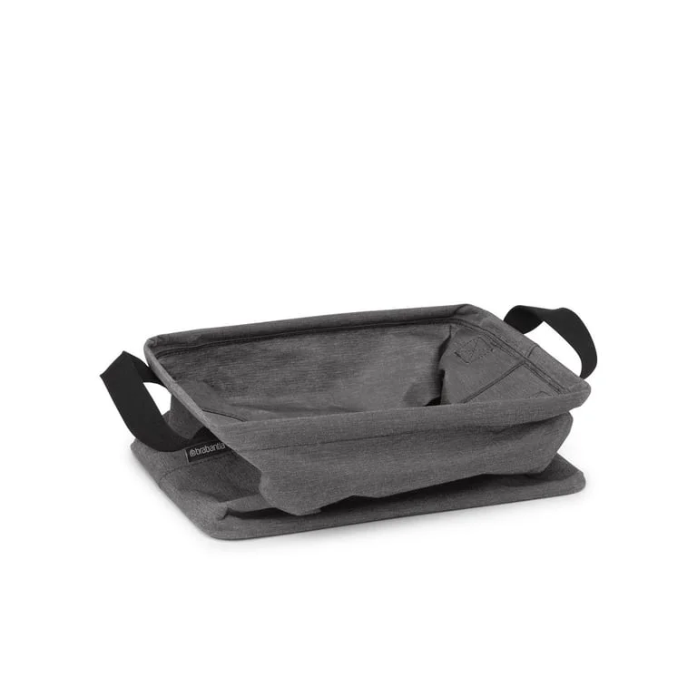Laundry Basket Brabantia Linn35 L, Pepper Black, Foldable