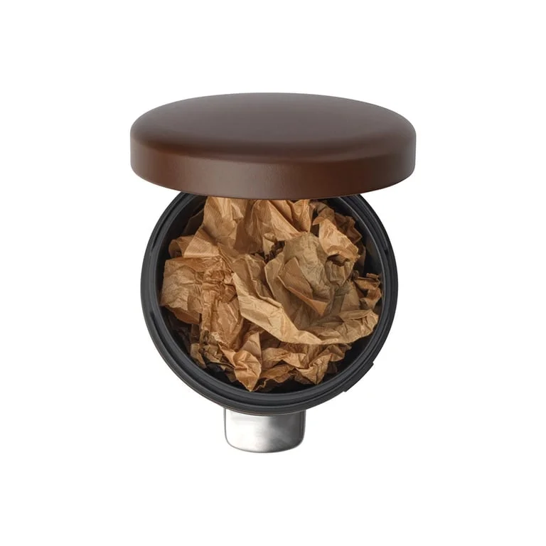 Coș de gunoi cu pedală Brabantia NewIcon 12L, Mineral Cosy Brown