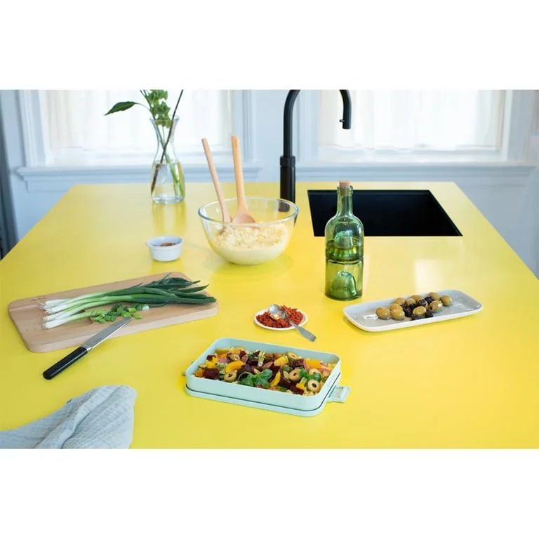 Lunch Box Brabantia Make&Take Jade Green Flat, Plastic