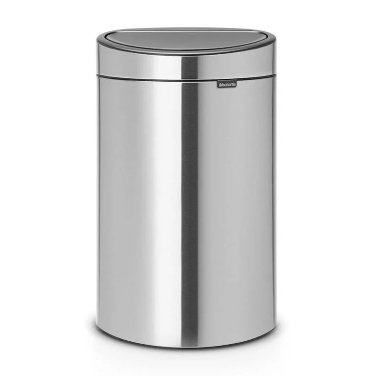 Coș de gunoi Brabantia Touch Recycle 23+10L, Matt Steel