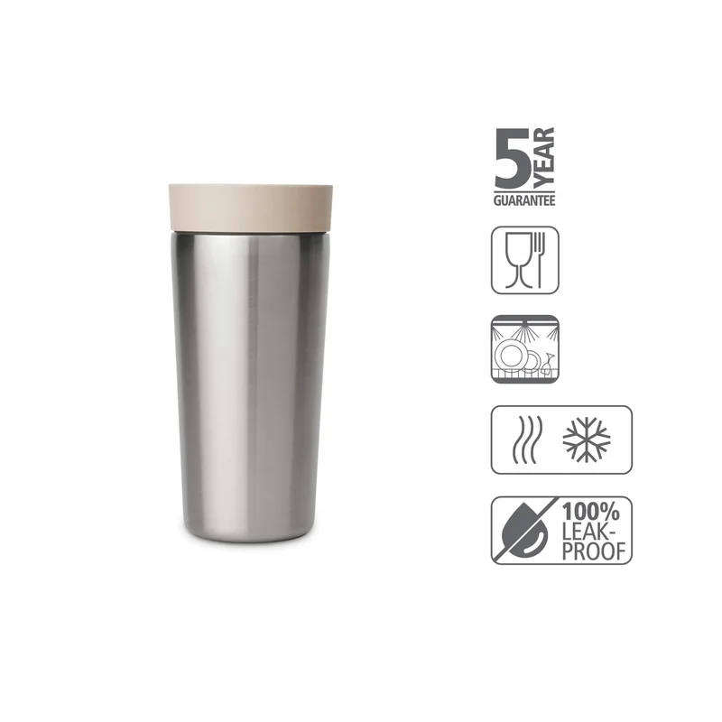Cana termos Brabantia Make&Take 360ml Soft Beige