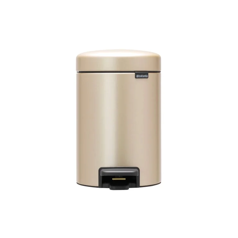 Waste Bin Brabantia NewIcon Pedal 3L, Metallic Gold