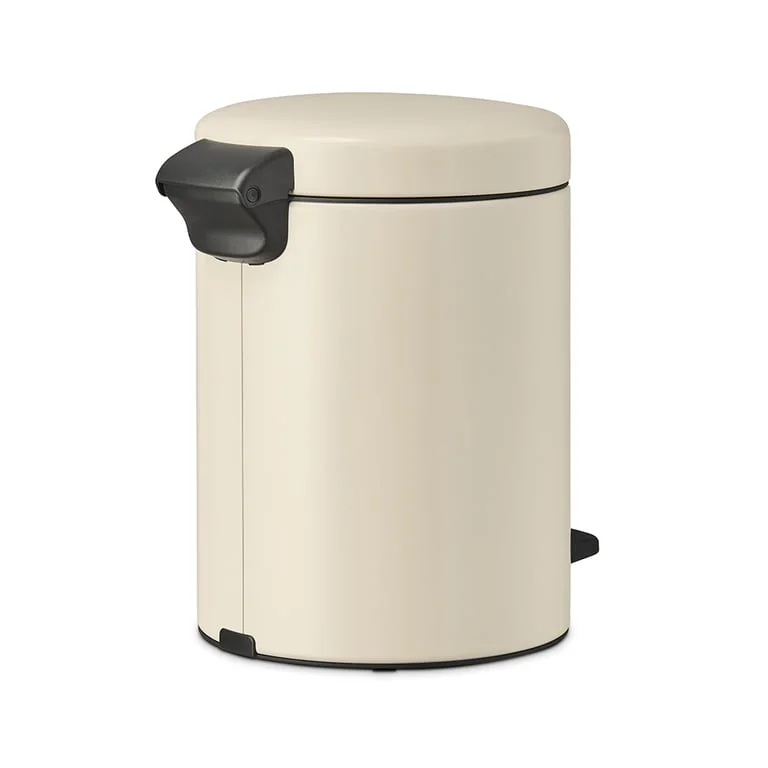 Coș de gunoi cu pedală Brabantia NewIcon 5L, Soft Beige