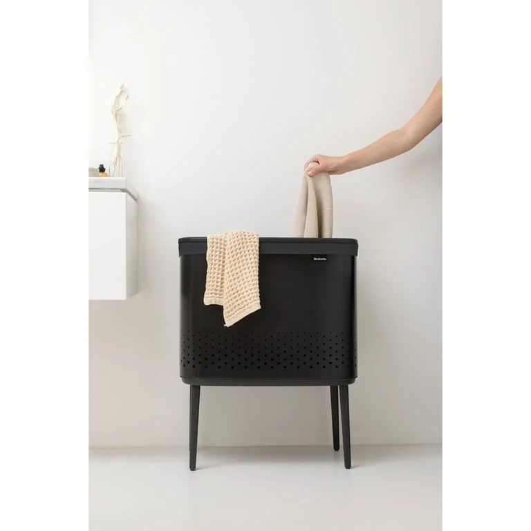 Laundry Bin Brabantia Bo, 60L, Matt Black