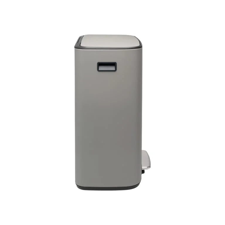 Waste Bin Brabantia Bo Pedal 60L, Mineral Concrete Grey