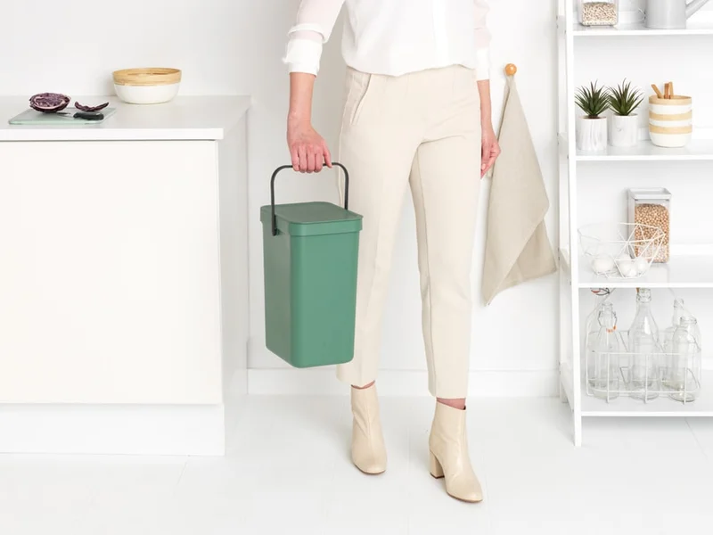 Coș de colectare selectivă Brabantia Sort&Go 12L, Fir Green
