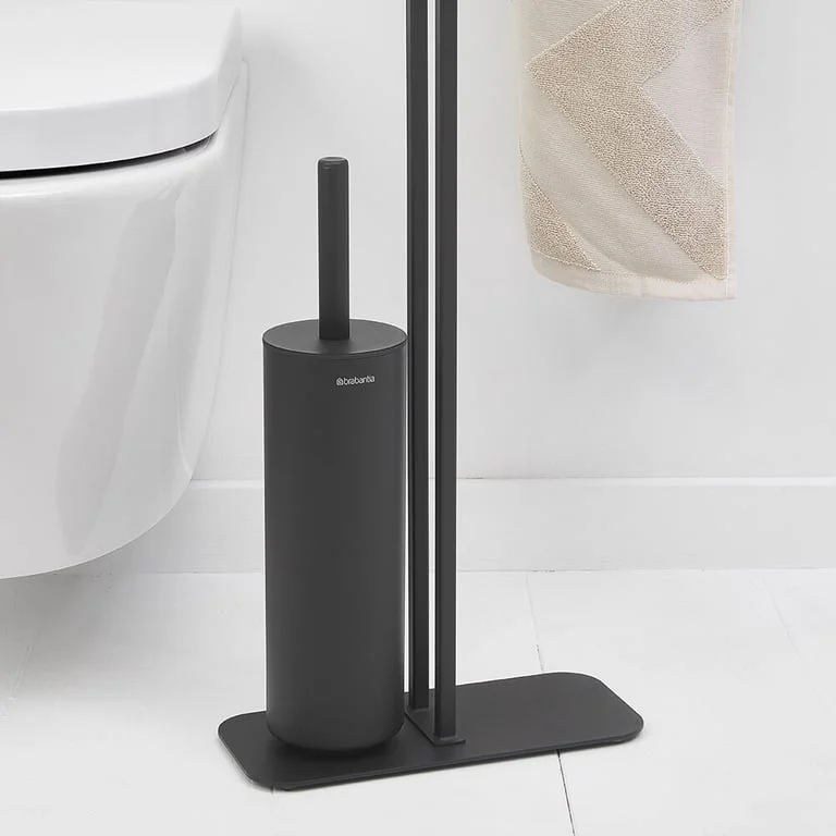 Stativ pentru perie WC și hârtie igienică Brabantia MindSet Mineral Infinite Grey