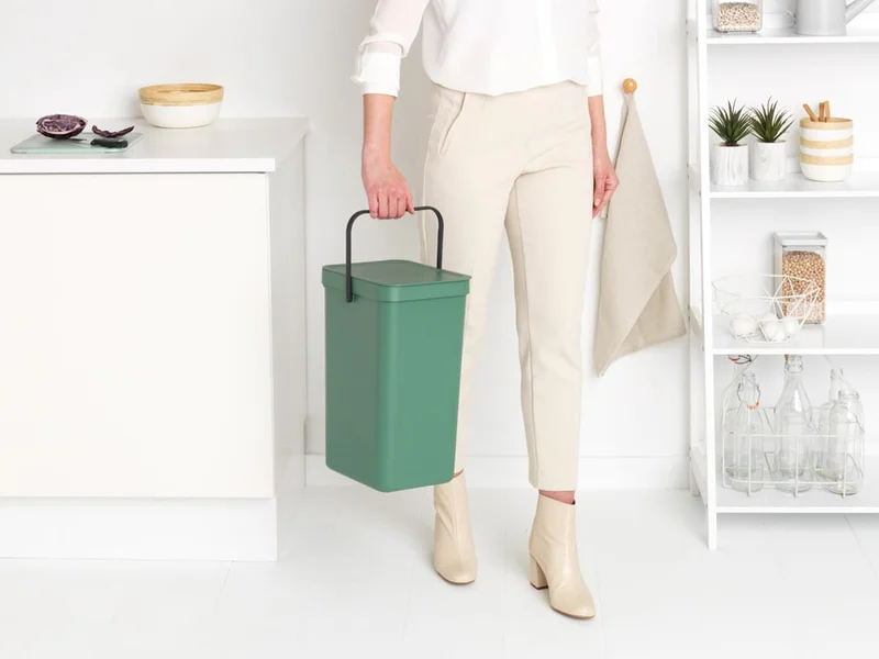 Coș de colectare selectivă Brabantia Sort&Go 16L, Fir Green