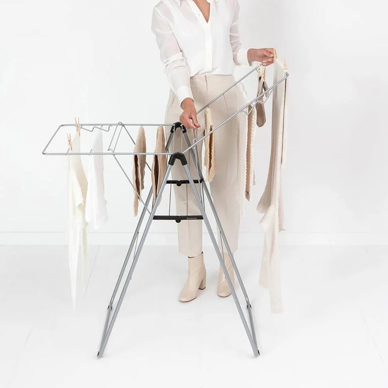 Drying Rack Brabantia Hangon, 15m, Metallic Grey