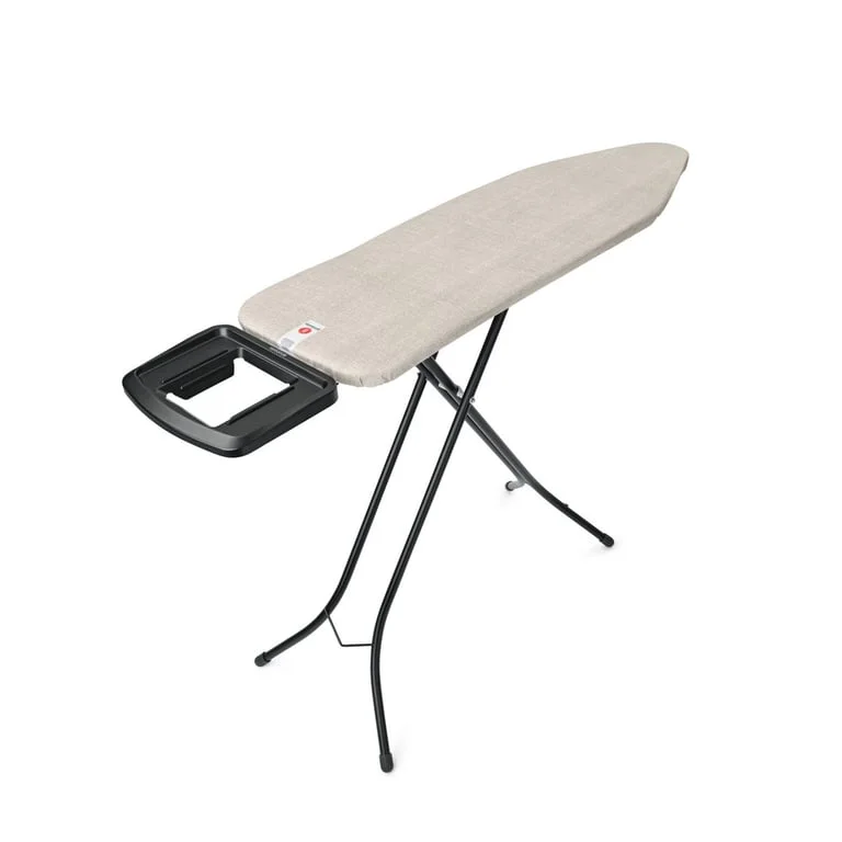 Ironing Board Brabantia B 124x38cm, Solid Steam Iron Rest, Denim Grey