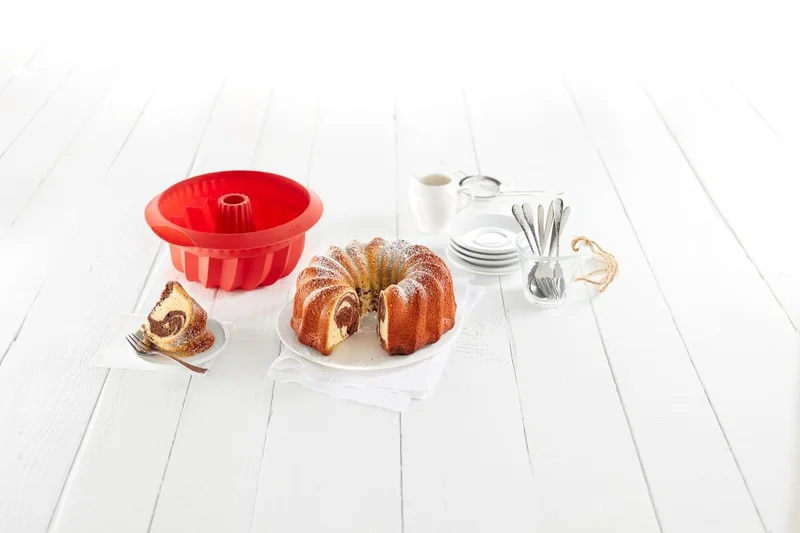 Deep Savarin Cake Mould Lekue Ø22cm, Silicone