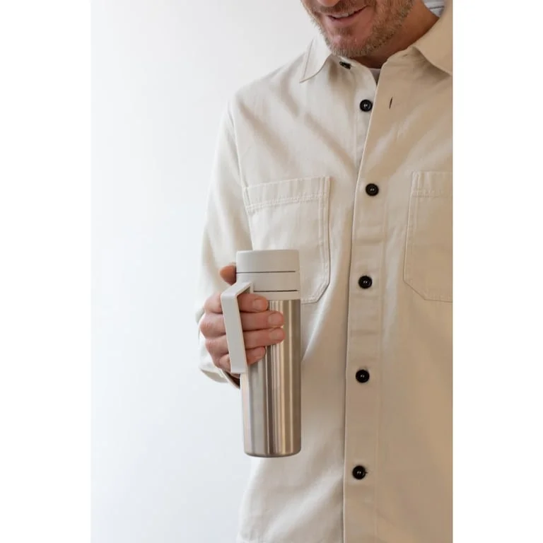 Sticlă termo Brabantia Make&Take 500ml Light Grey