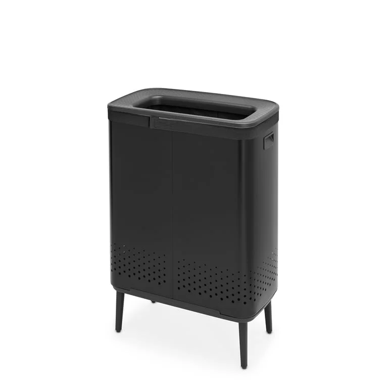Laundry Bin Brabantia Bo, 2x45L, Matt Black