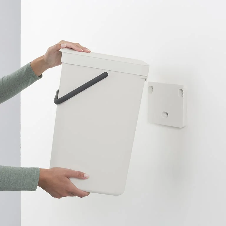 Coș de colectare selectivă Brabantia Sort&Go 16L, Light Grey