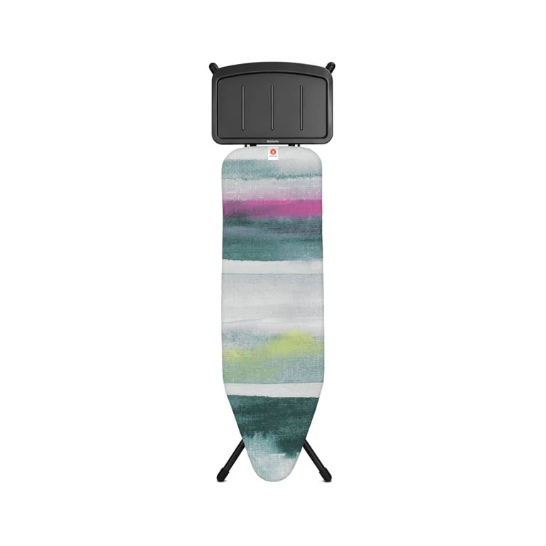 Ironing Board Brabantia B 124x38cm, Solid Steam Unit Holder, Morning Breeze