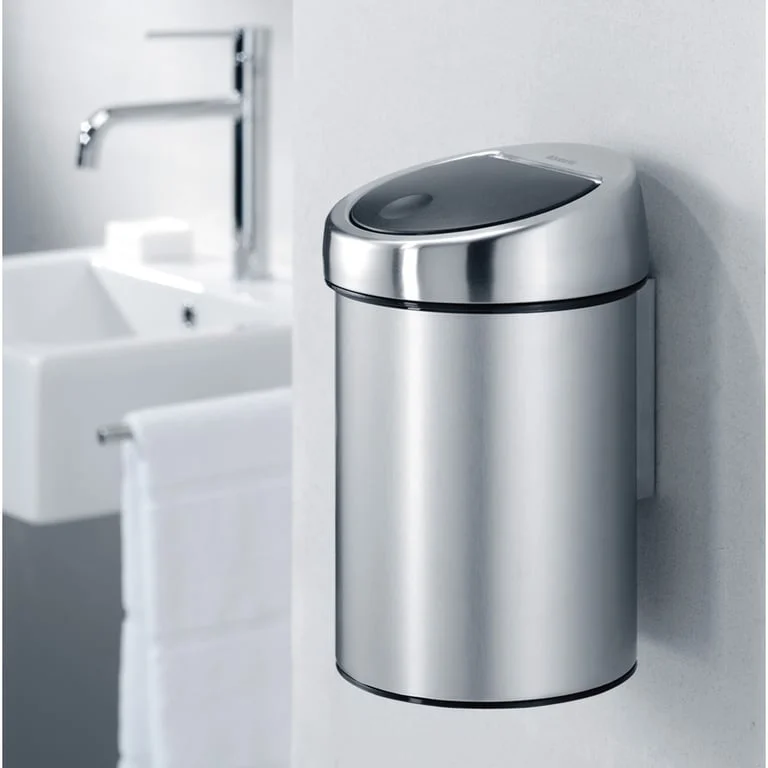 Coș de gunoi Brabantia Touch 3L, Platinum