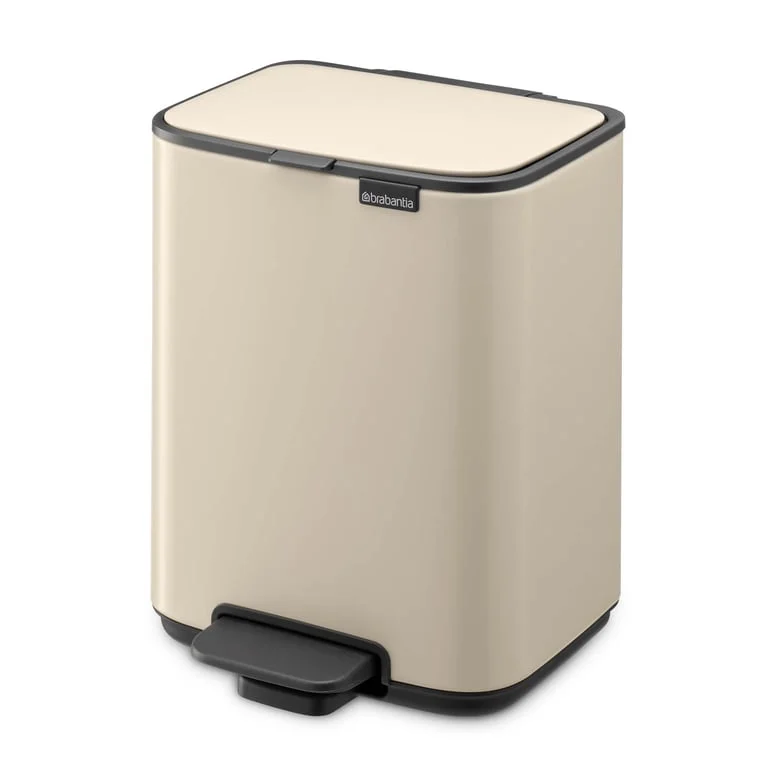 Coș de gunoi Brabantia Bo Pedal 4L, Soft Beige