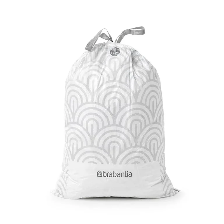 PerfectFit Bags Brabantia Size H, 50-60L, 30 pcs, White N