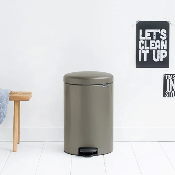Waste Bin NewIcon Brabantia 20L Platinum