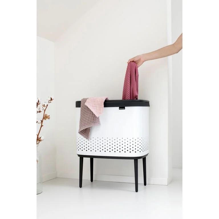 Laundry Bin Brabantia Bo, 60L, White