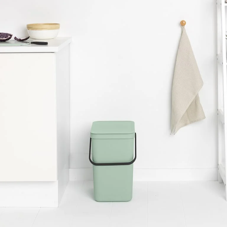 Coș de colectare selectivă Brabantia Sort&Go 25L, Jade Green