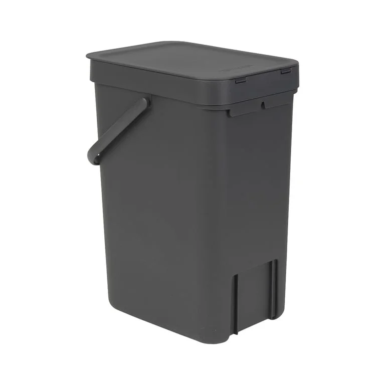 Coș de colectare selectivă Brabantia Sort&Go 12L, Dark Grey