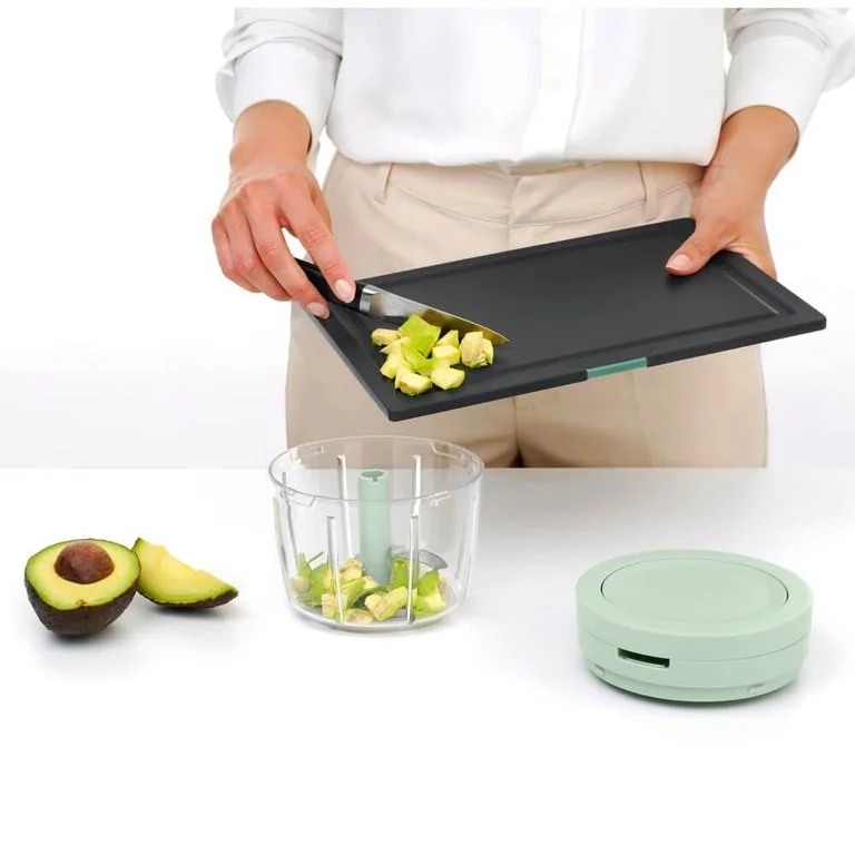 Tocător manual Brabantia Tasty+ Jade Green