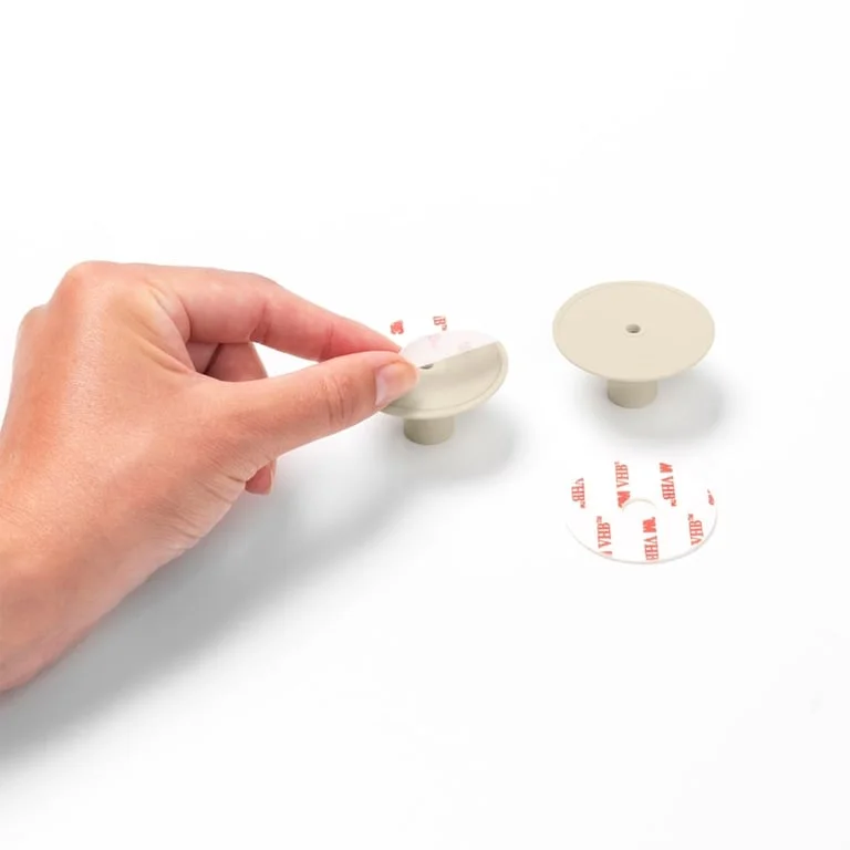 Set cârlig pentru prosoape Brabantia ReNew Soft Beige, 2 bucăți
