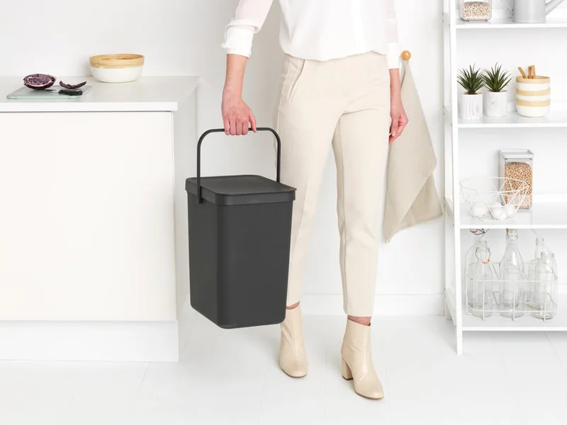 Coș de colectare selectivă Brabantia Sort&Go 25L, Grey