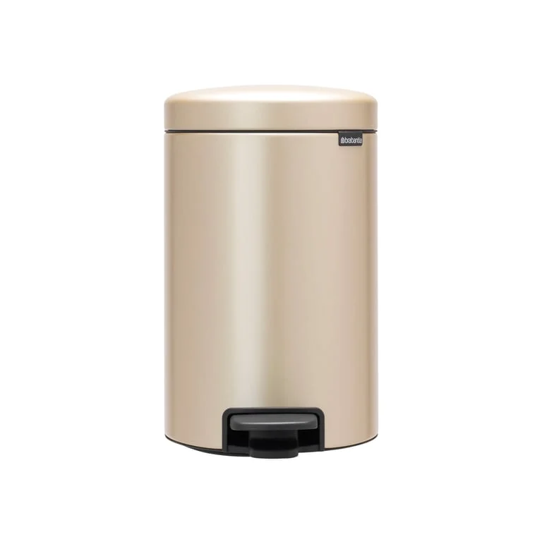 Waste Bin Brabantia NewIcon Pedal 12L, Metallic Gold