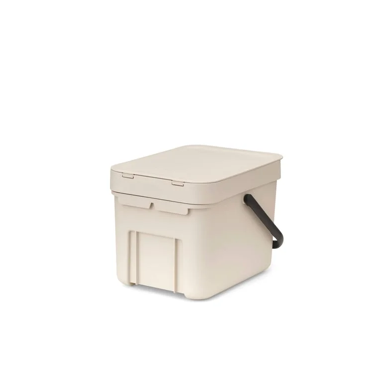 Coș de colectare separată Brabantia Sort&Go 6L, Soft Beige