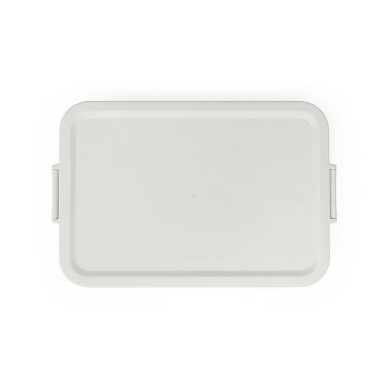 Lunch Box Brabantia Make&Take Light Grey Flat, Plastic