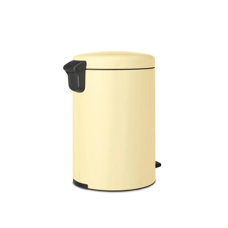 Coș de gunoi cu pedală Brabantia NewIcon 20L, Mellow Yellow