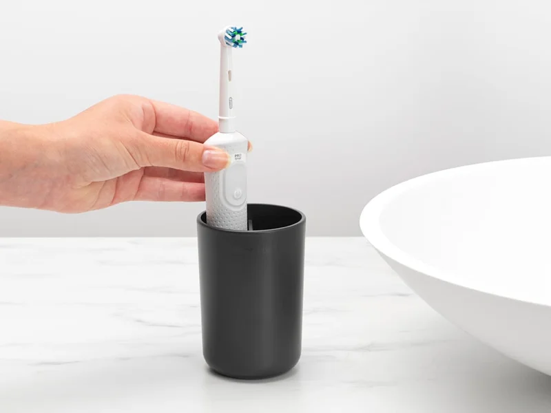 Toothbrush Holder Brabantia, Dark Grey