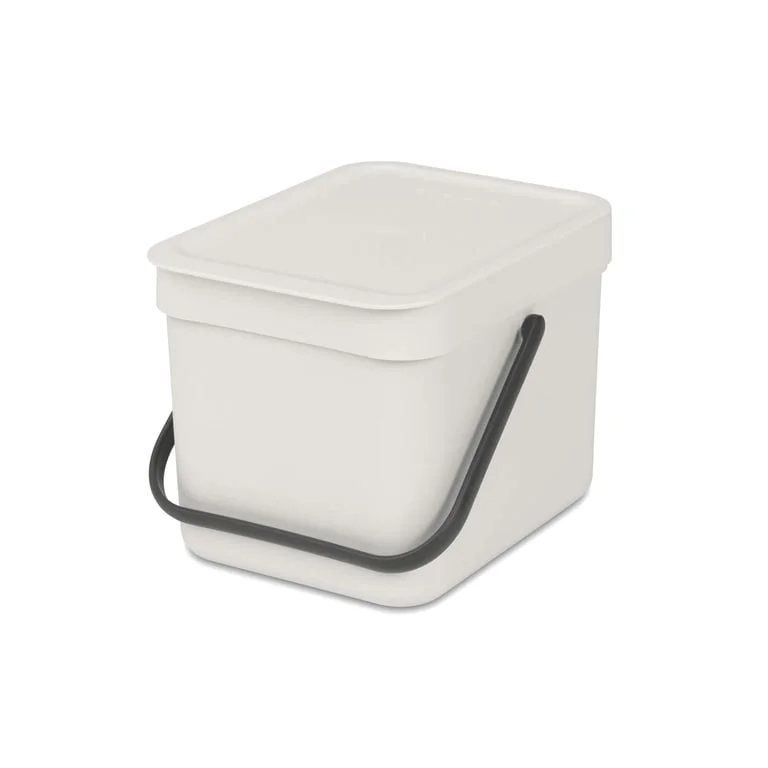 Coș de colectare separată Brabantia Sort&Go 6L, Light Grey
