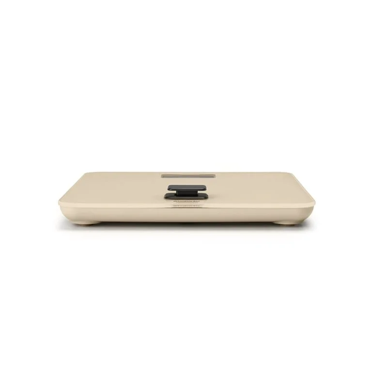 Cântar de baie digital Brabantia ReNew Soft Beige, funcționare fără baterii