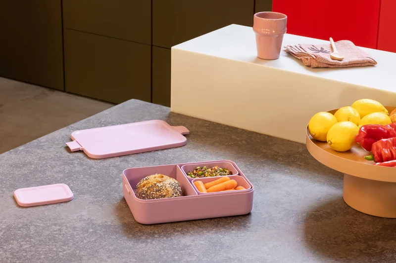 Lunch Box Brabantia Make&Take Lilac Pink Large, Plastic, Bento