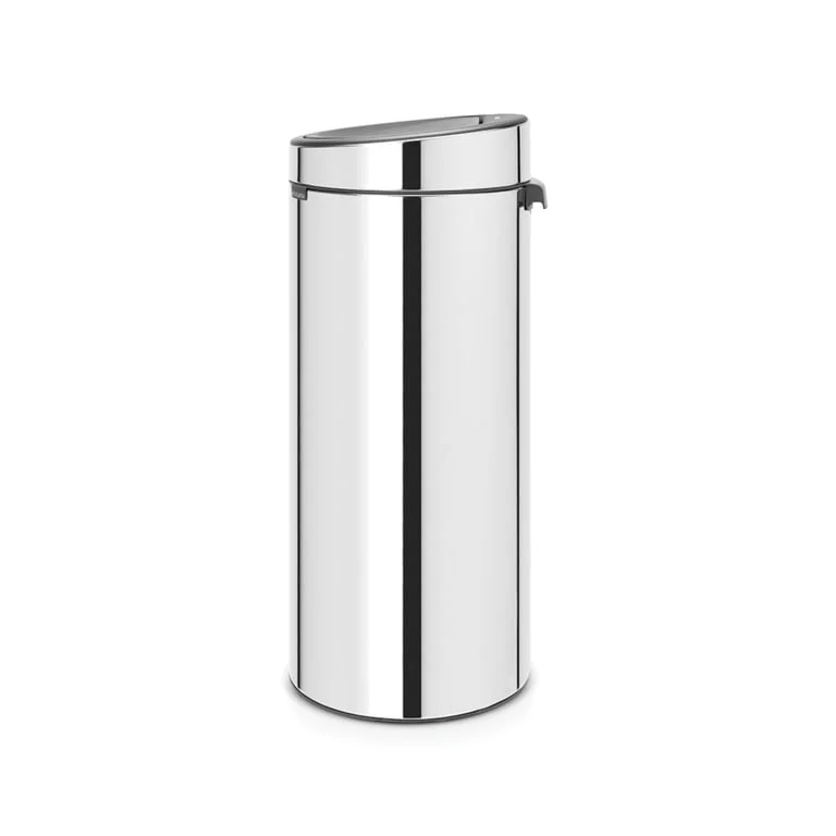Coș de gunoi Brabantia Touch New 30L, Brilliant Steel