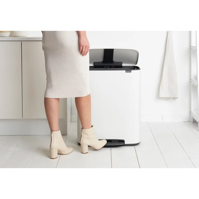 Coș de gunoi Brabantia Bo Pedal 60L, White