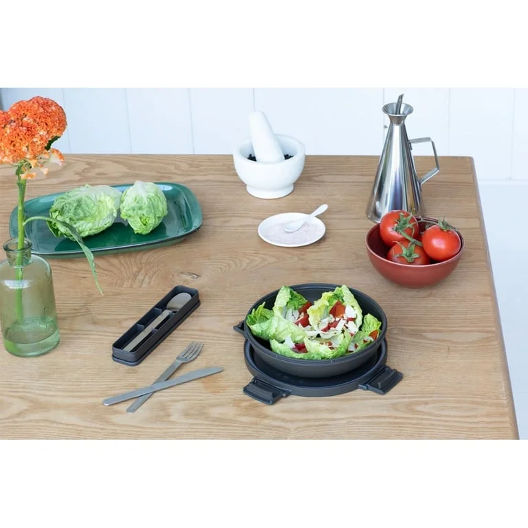 Bol de prânz Brabantia Make&Take 1L, Dark Grey