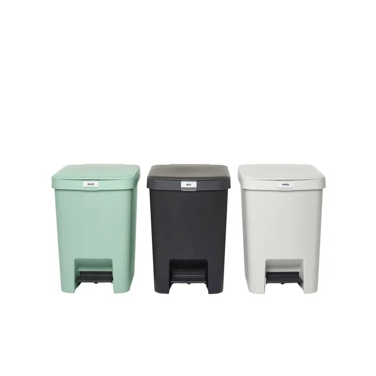 Coș de gunoi cu pedală Brabantia StepUp 25L, Light Grey